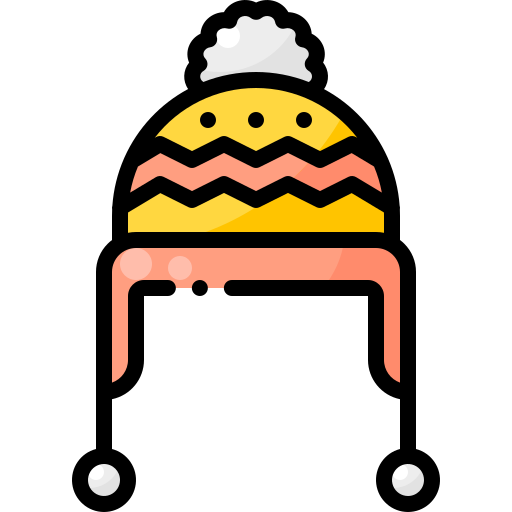 sombrero de invierno Pixelmeetup Lineal Color icono