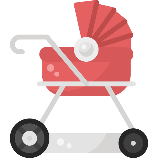 Baby stroller Pixelmeetup Flat icon