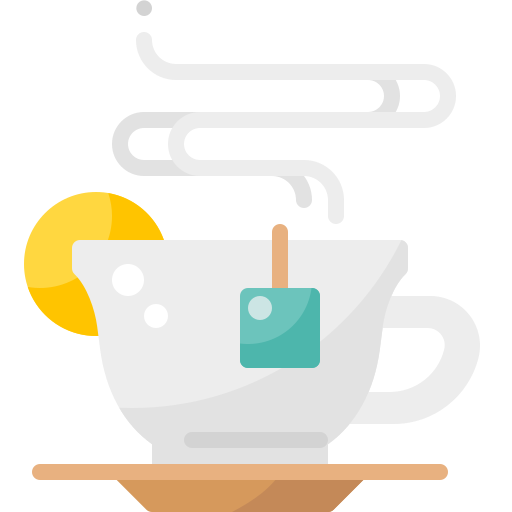 温かいお茶 Pixelmeetup Flat icon