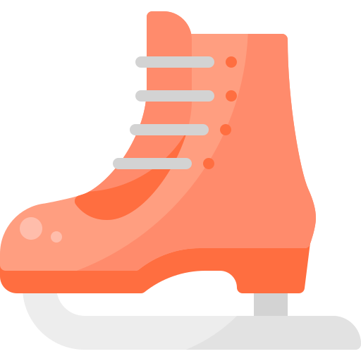 scarpe da pattinaggio sul ghiaccio Pixelmeetup Flat icona