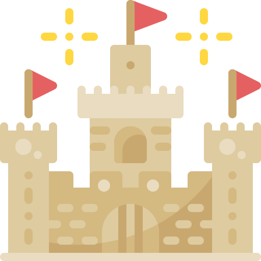 Замок Pixelmeetup Flat иконка
