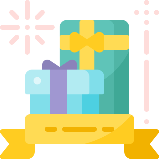 Gifts Pixelmeetup Flat icon