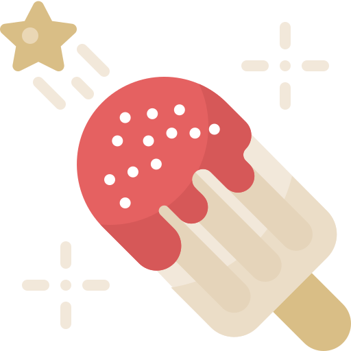 palito de helado Pixelmeetup Flat icono