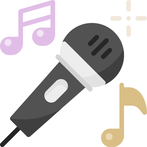 micrófono Pixelmeetup Flat icono