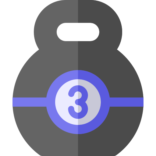 kettlebell Basic Rounded Flat icono