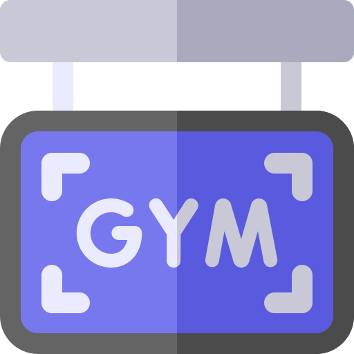 Gym Basic Rounded Flat icon