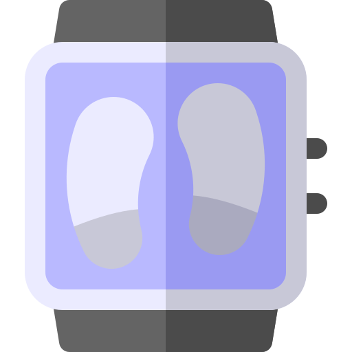歩数計 Basic Rounded Flat icon