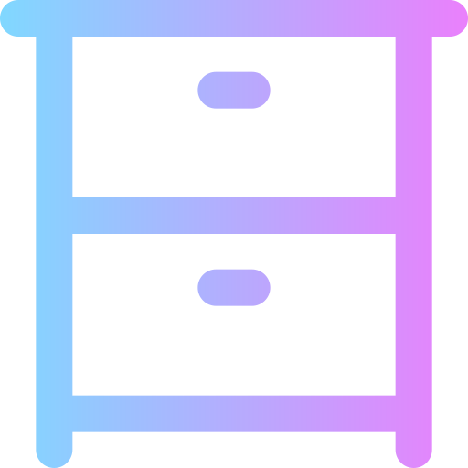 Nightstand Super Basic Rounded Gradient icon