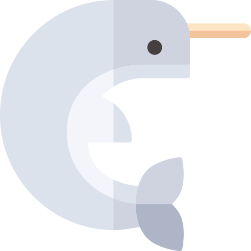 Narwhal Basic Rounded Flat icon