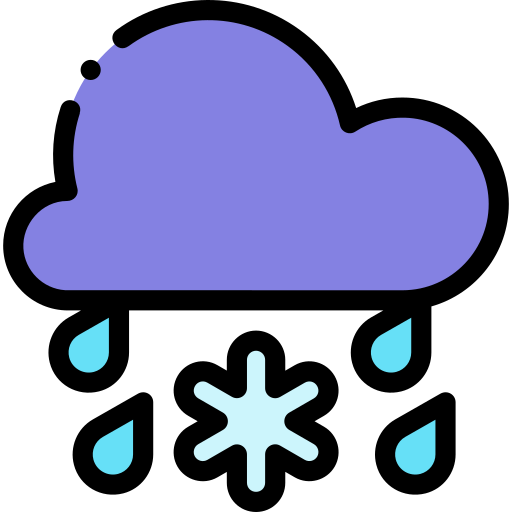 schnee Detailed Rounded Lineal color icon