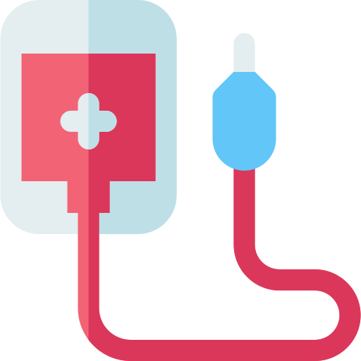 transfusión Basic Rounded Flat icono