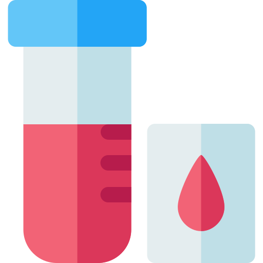 Blood test Basic Rounded Flat icon