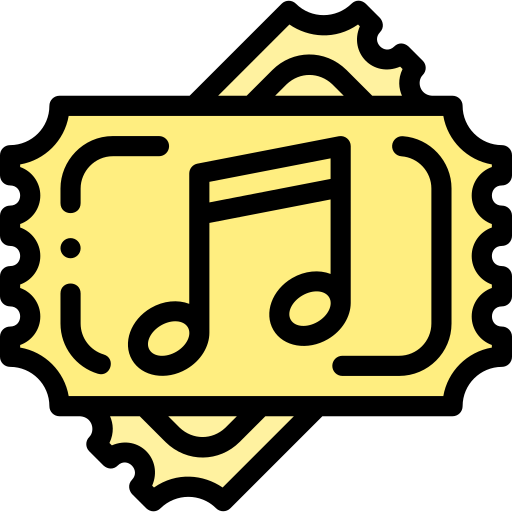 Concert Detailed Rounded Lineal color icon