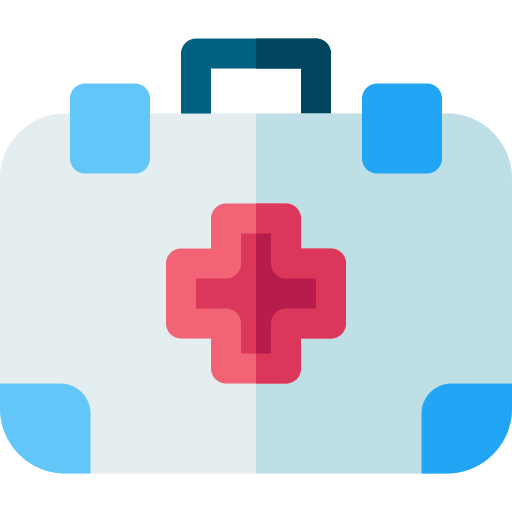 First aid kit Basic Rounded Flat icon