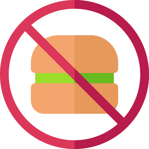No junk food Basic Rounded Flat icon
