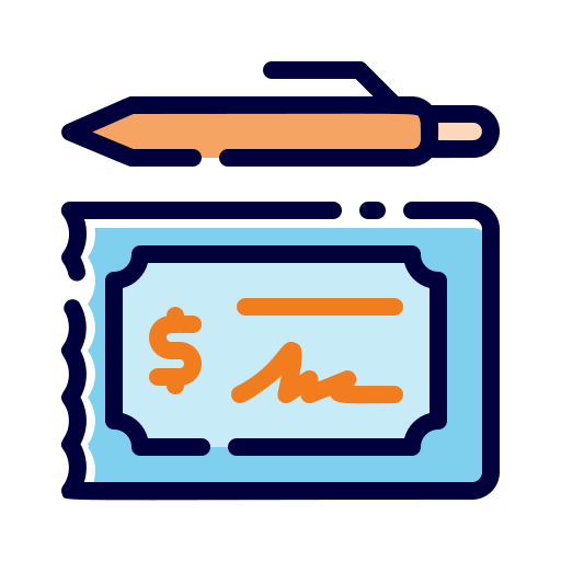 Cheque Generic Color Omission icon