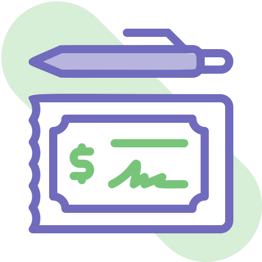 Cheque Generic Rounded Shapes icon