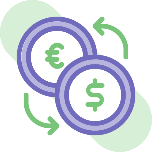 Currency exchange Generic Rounded Shapes icon