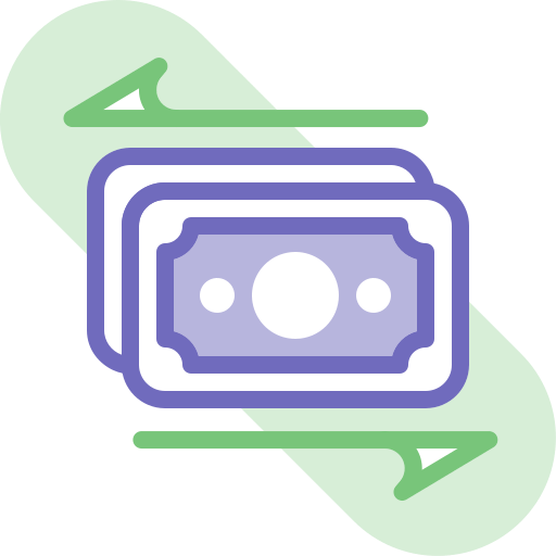 Transfer money Generic Rounded Shapes icon