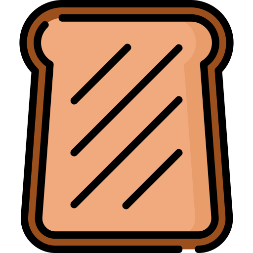 geroosterd brood Special Lineal color icoon