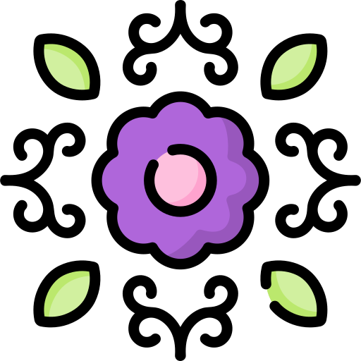 floral Special Lineal color Icône