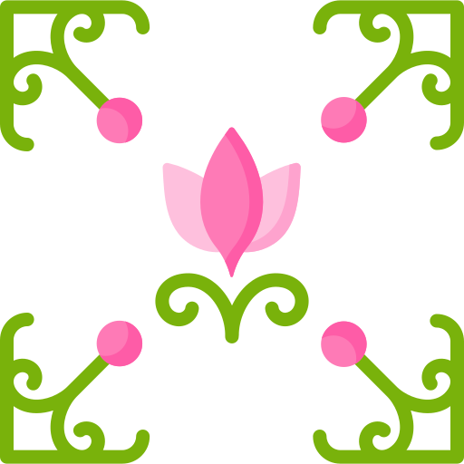 bloemen Special Flat icoon
