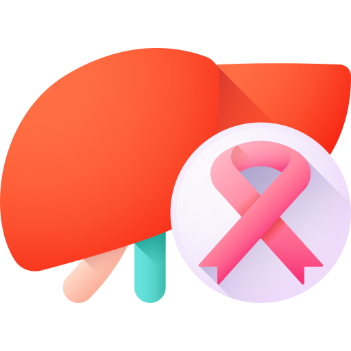 肝臓がん 3D Color icon