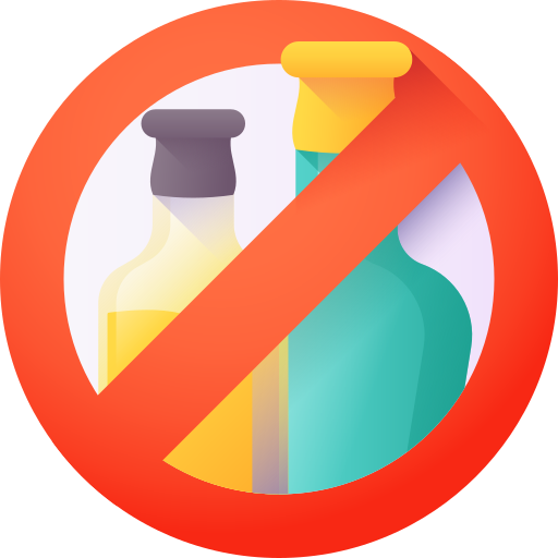 No alcohol 3D Color icon