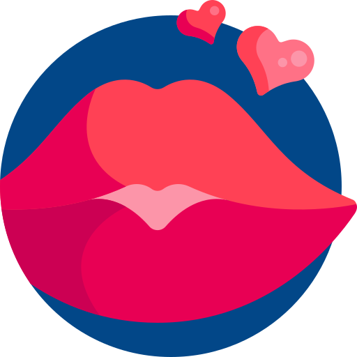 Kiss Detailed Flat Circular Flat icon