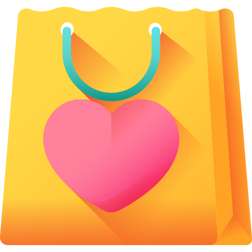 Shopping bag 3D Color icon