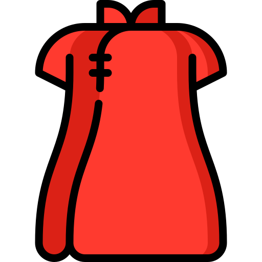 Cheongsam Special Lineal color icon