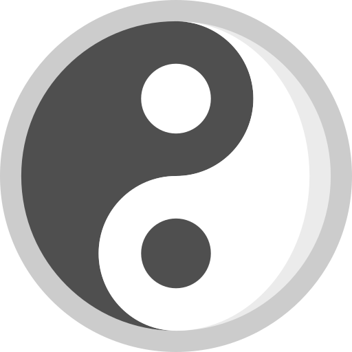 ying yang Special Flat ikona