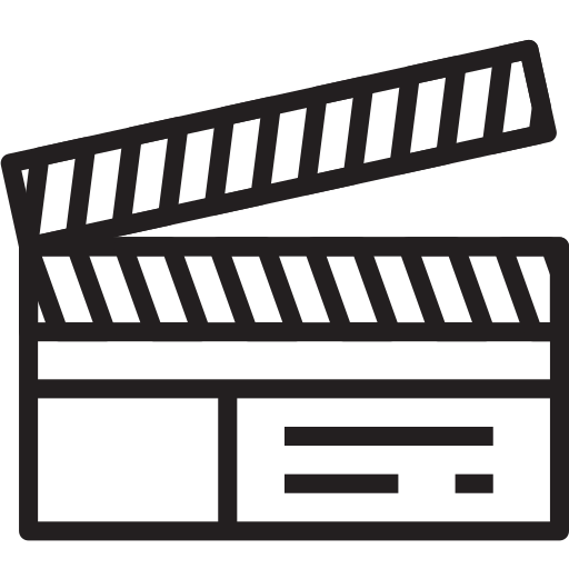 Film slate Generic Detailed Outline icon