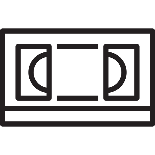 vhs Generic Detailed Outline icon