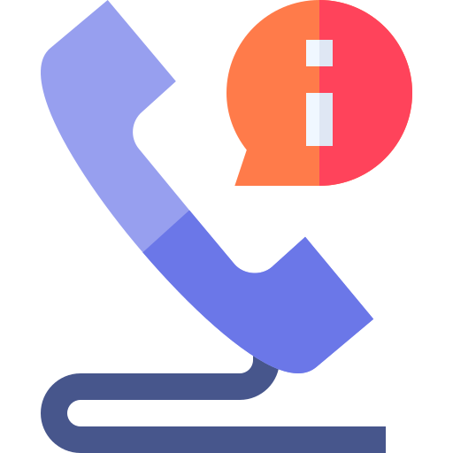 telefoongesprek Basic Straight Flat icoon