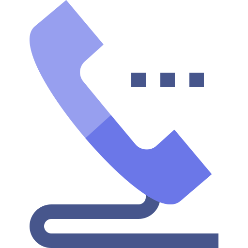 電話 Basic Straight Flat icon