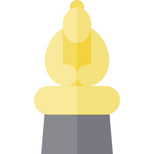 buddha Basic Straight Flat icon