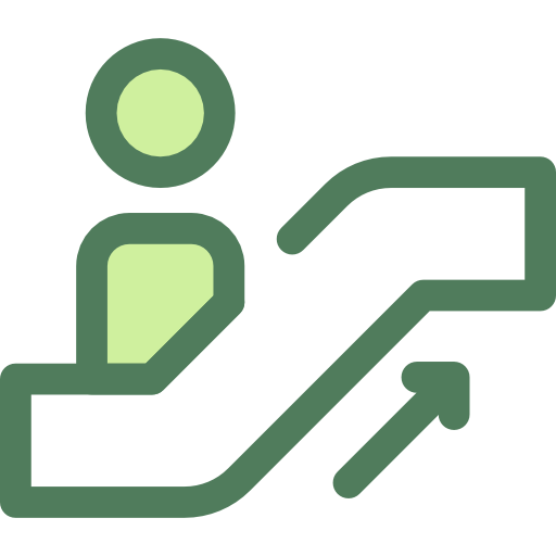 Эскалатор Monochrome Green иконка