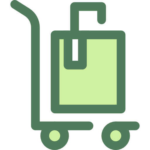 winkelwagen Monochrome Green icoon
