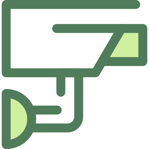 cctv Monochrome Green icoon