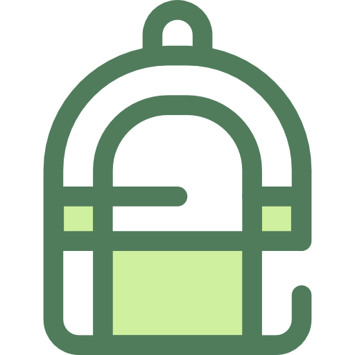 rucksack Monochrome Green icon