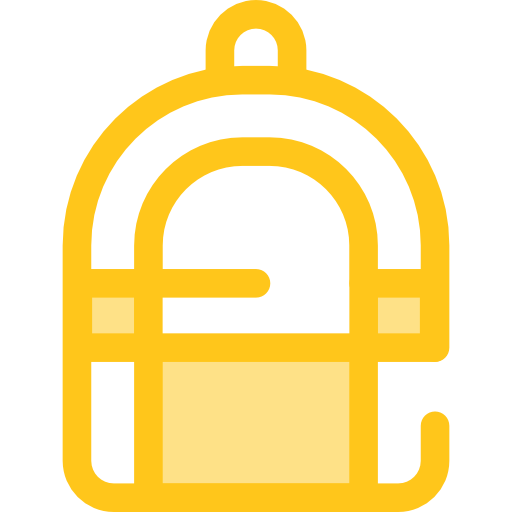 rucksack Monochrome Yellow icon