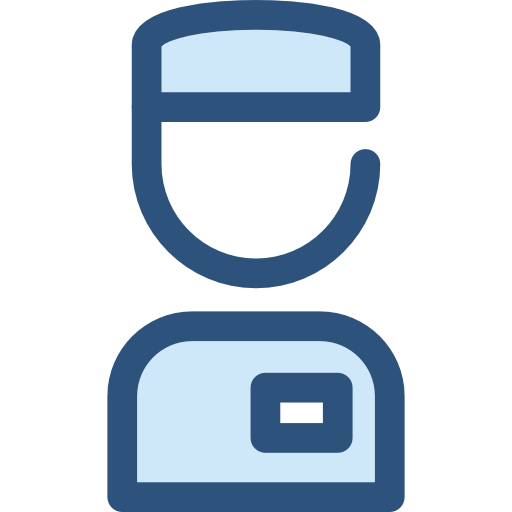 arzt Monochrome Blue icon