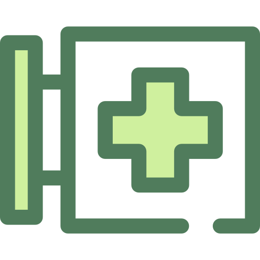 Pharmacy Monochrome Green icon