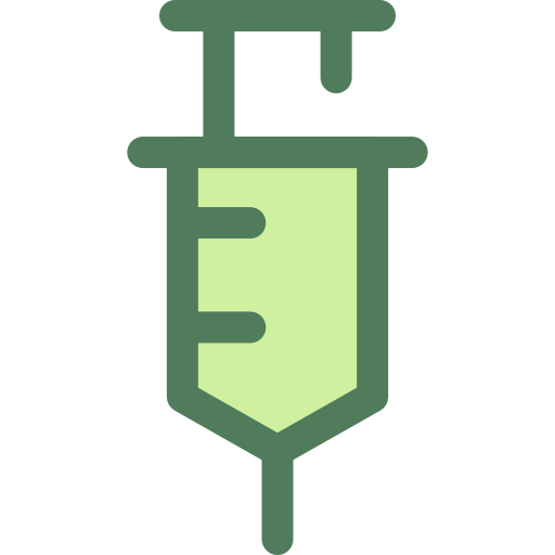 Syringe Monochrome Green icon