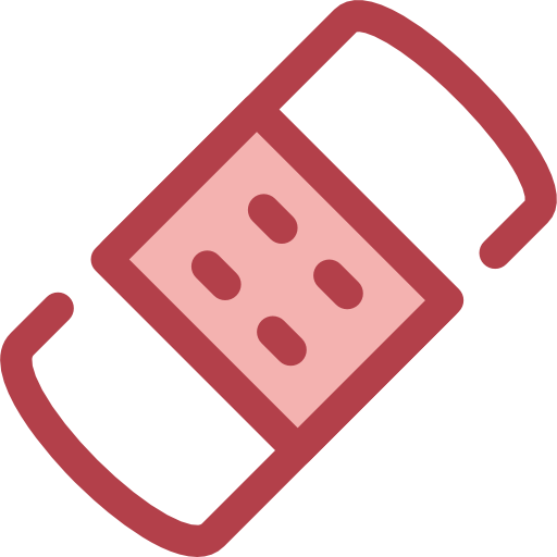 Plaster Monochrome Red icon
