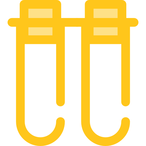 試験管 Monochrome Yellow icon