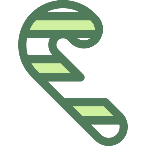 사탕 지팡이 Monochrome Green icon