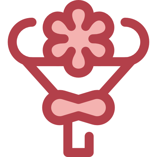 花束 Monochrome Red icon