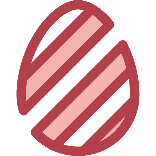 пасхальное яйцо Monochrome Red иконка